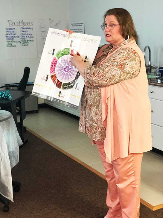 Ruth has been conducting staff trainings on the use and benefits of self-care. She's planning quarterly trainings to further support and train staff of the James House.