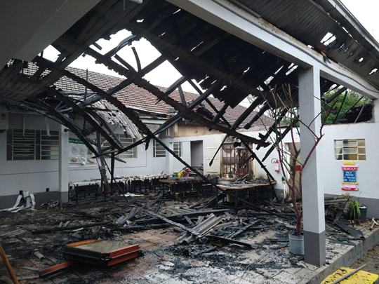Aftereffects of the school fire