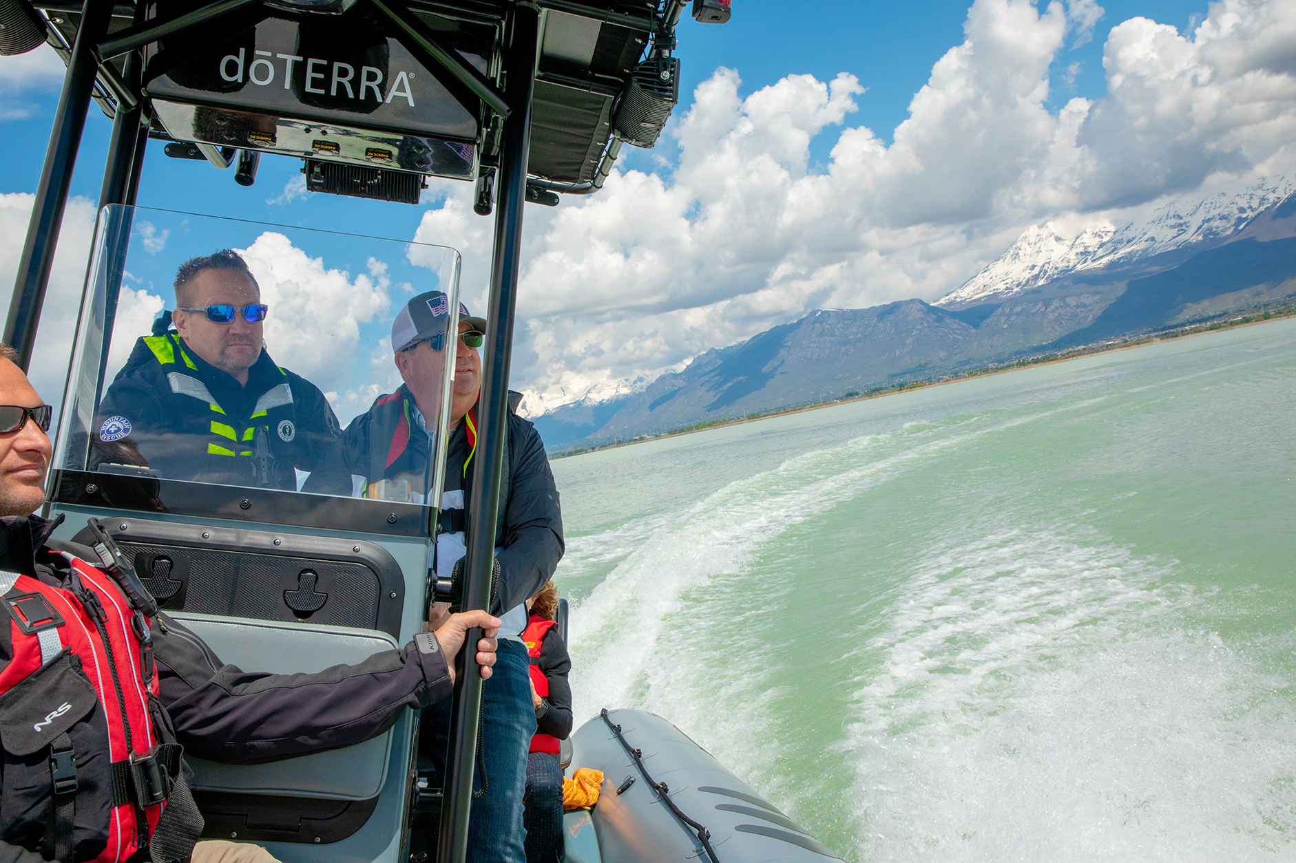 Utah County Search and Rescue dōTERRA Boat